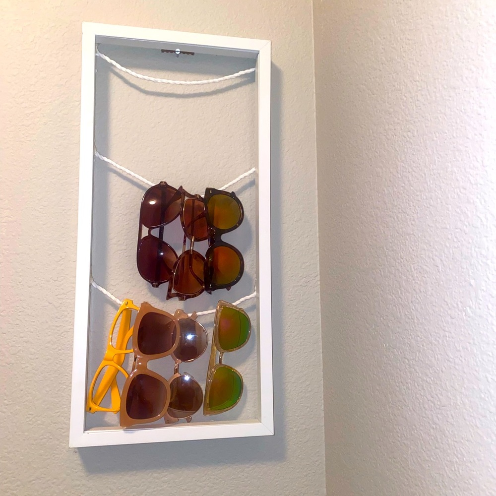 Sunglasses Shadow Box Holder or Picture Frame